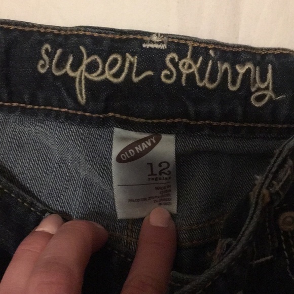 NWT girls old navy jeans super skinny - Picture 4 of 7